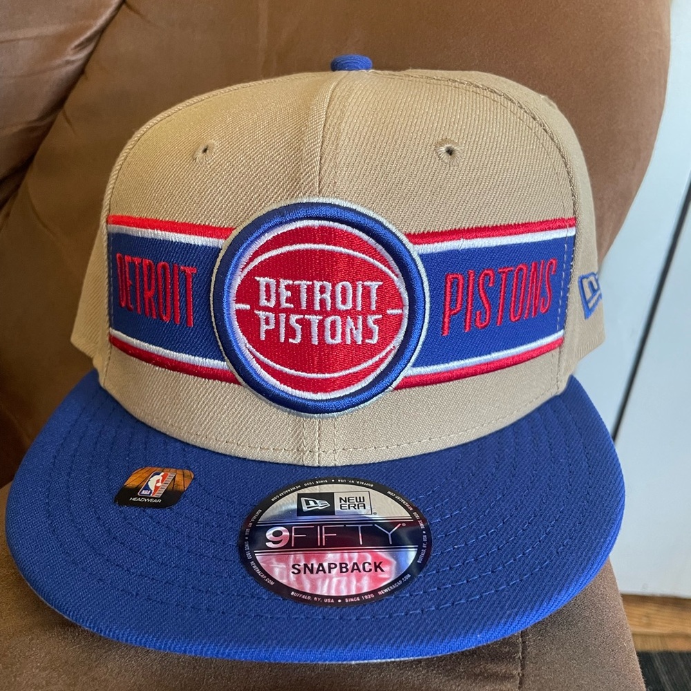 Detroit Pistons New Era NBA draft SnapBack hat